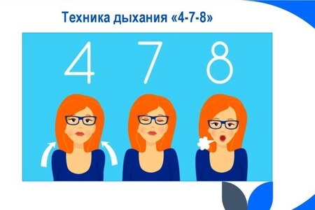 Техника дыхания «4-7-8» помогает практически мгновенно успокоиться и расслабиться. 